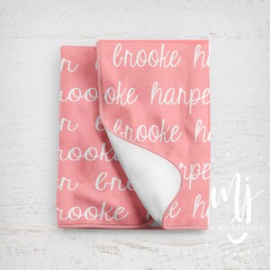 custom blanket baby name