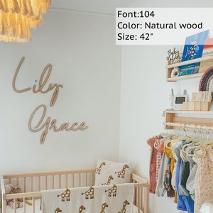 Letrero de madera con nombre para guardería Letrero de madera con nombre Letrero de madera con apellido Letrero de madera para niños Letrero de madera con nombre para pared Letrero de madera con nombre de bebé Letrero de madera con apellido