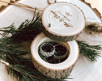 Custom wedding ring box Wooden ring box Wooden jewelry box Engagement ring box Ring bearer box Proposal ring box Personalized jewelry box