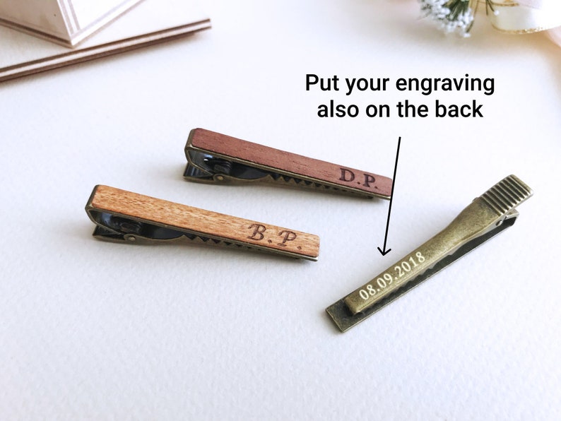 tie bar wood tie bar Custom Tie Clip wooden tie clip Personalized Tie Clip tie clip Personalized Gifts for Him Tie clip personalize
