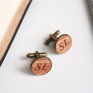 Wedding cufflinks Cufflinks for Groom Engraved Wooden Cufflinks Groom Cufflinks Custom Cufflinks Personalised Cufflinks Personalized Wedding