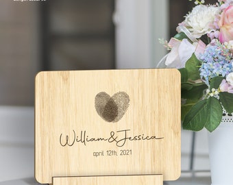 Custom wedding guest book Guest book decor Wedding sign Unique guest book Wedding decor Hearts guest book Table decor Wood letter engraved