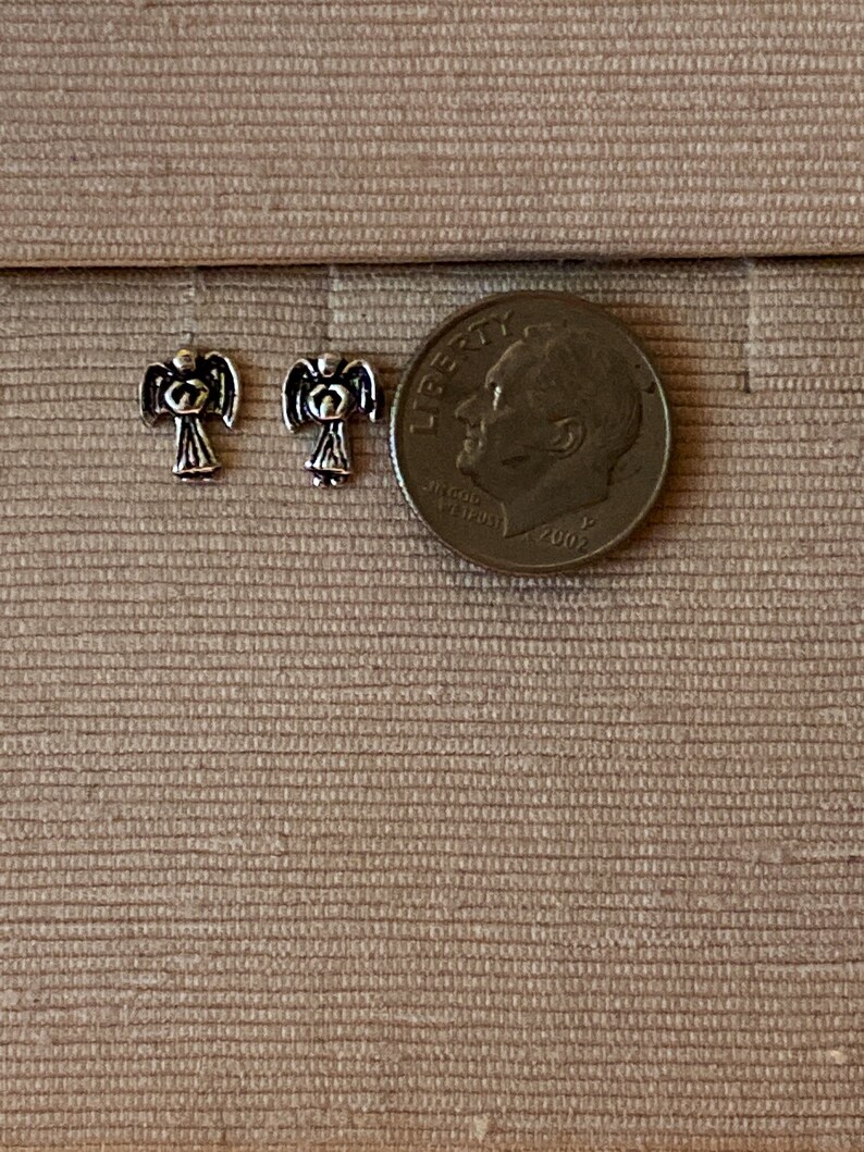 Angel Stud Earrings Angel Wings Heaven Guardian
