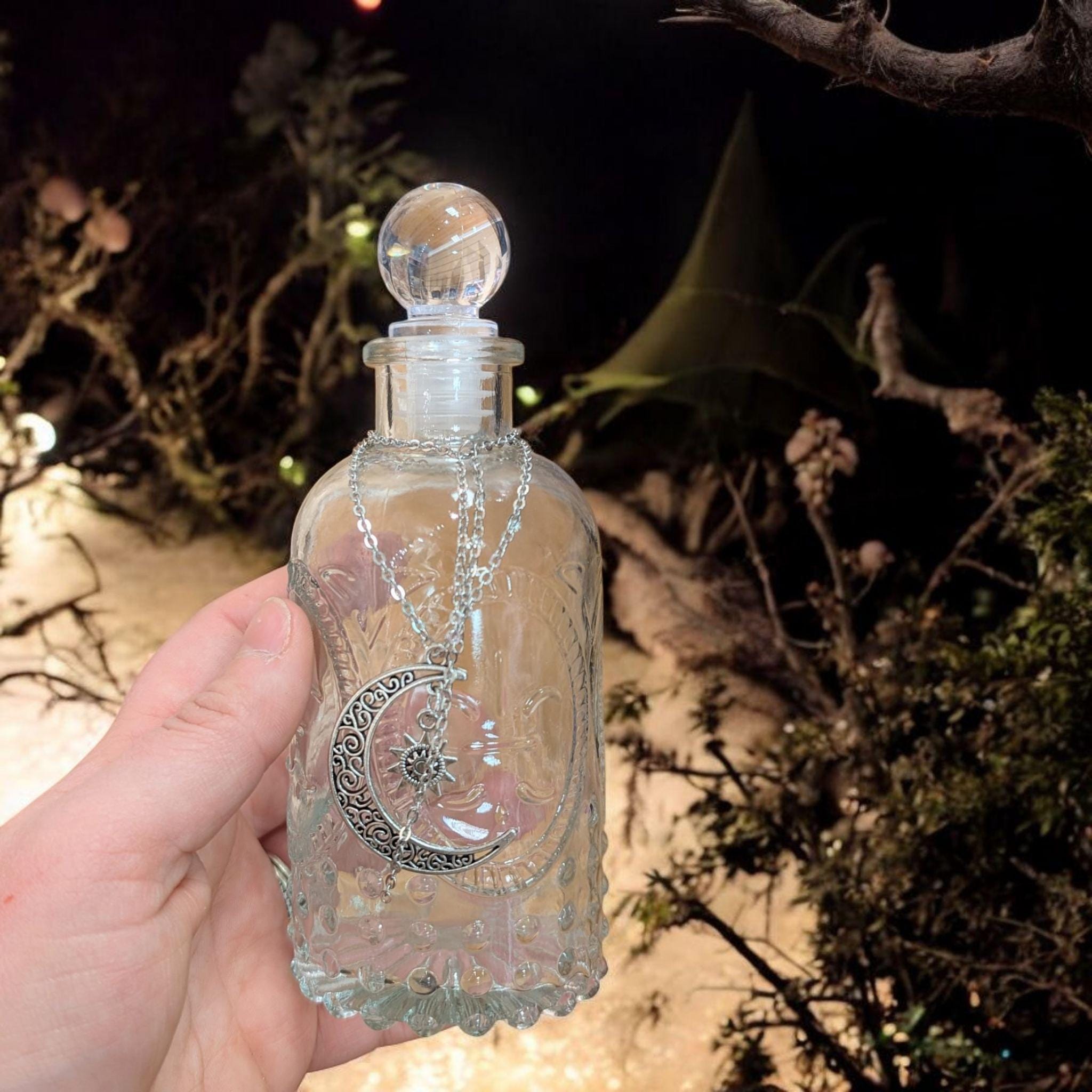 Moon Water Jar for Collection Rituals | Spiritual Usage, Eco-Friendly, Beautiful Design, Perfect for Witchcraft & Meditation