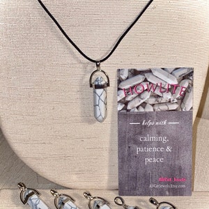 Howlite Gemstone Pendant
