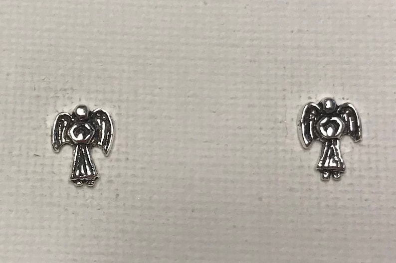 Angel Stud Earrings Angel Wings Heaven Guardian