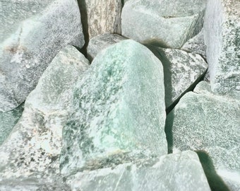 Natural Green Aventurine Raw Rough Optimism Crystal Stone Positive Energy
