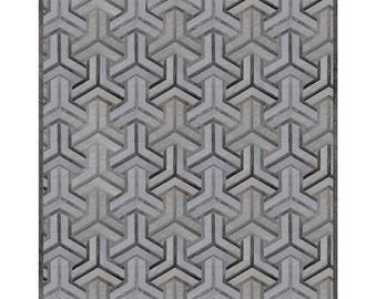 Taupe Grau & Weiß Rindsleder Patchwork Teppich - Sondermaße