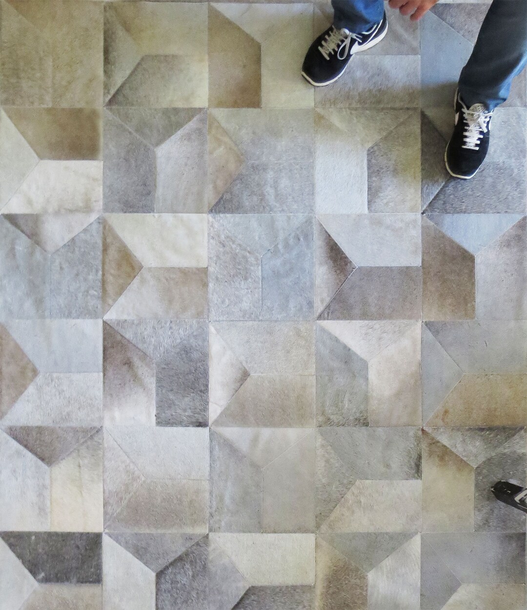 Cowhide Patch Rug main image 0
