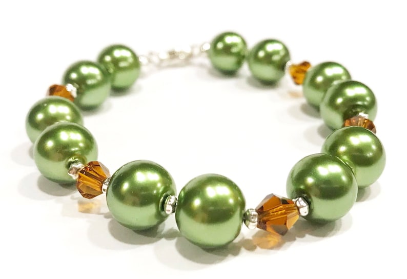jewelry for sale crystal and pearl bracelet glass pearl bracelet green bead bracelet glass pearl jewelry
