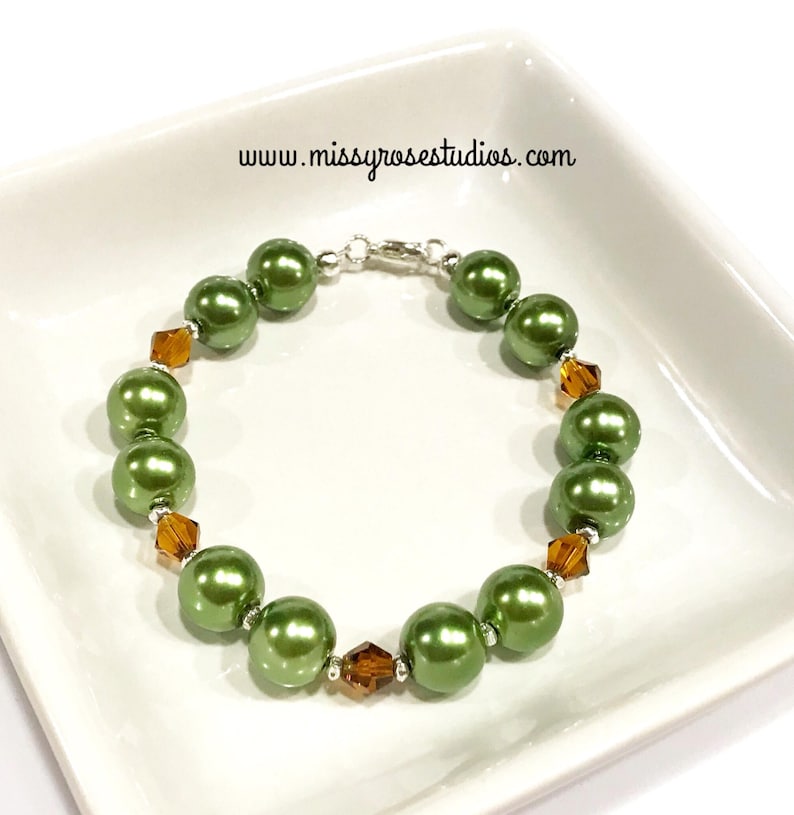 jewelry for sale crystal and pearl bracelet glass pearl bracelet green bead bracelet glass pearl jewelry
