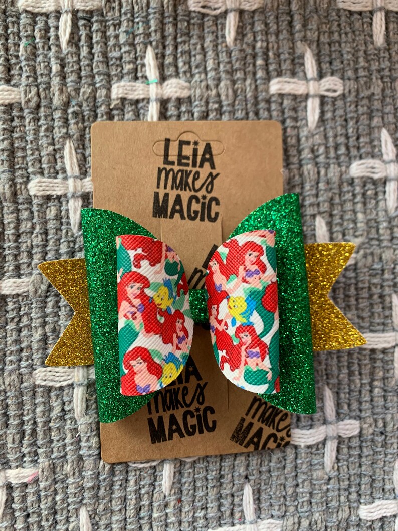 A Little Mermaid Inspired Hair Bow