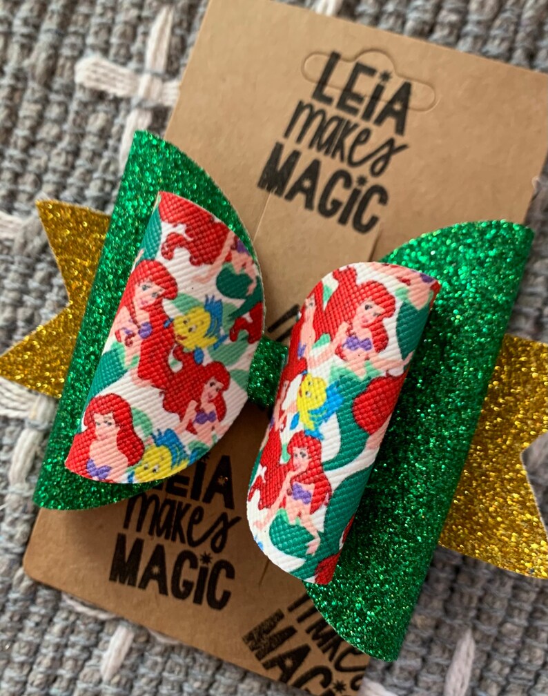 A Little Mermaid Inspired Hair Bow