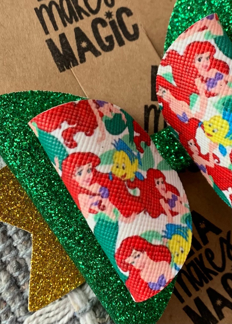 A Little Mermaid Inspired Hair Bow