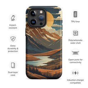 Mountain calm Tough Case for iPhone®