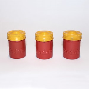 Vintage Kodak Metal 35mm Film Canisters
