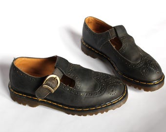 Dr Martens Vintage 90's, Mary Janes, Brown Platform Made in