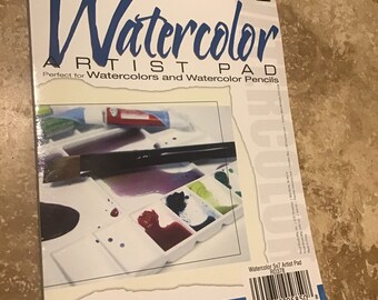 watercolor artist pad, ships from Canada