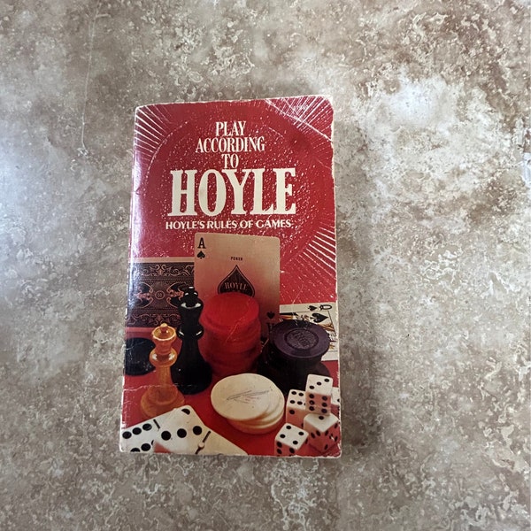 Spiel nach Hoyle-HOYLE’S Spielregeln Buch, Vintage, Schiffe aus Kanada