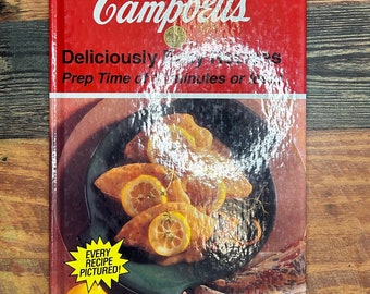 Campbells hardcover cookbook, ships from Canada