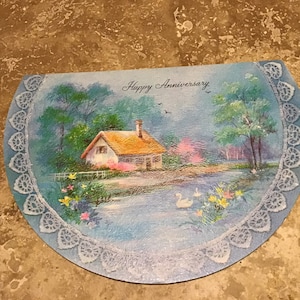 carte d'anniversaire vintage, livraison gratuite, expédié du Canada