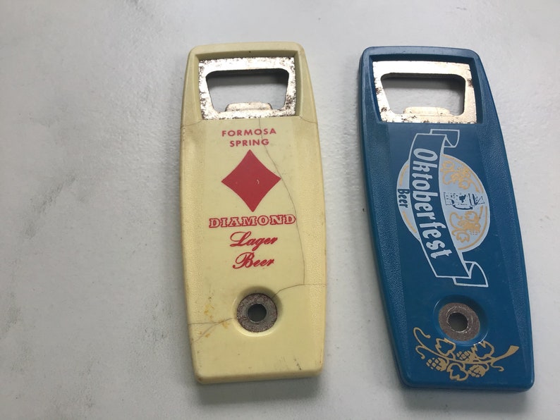 Vintage beer bottle openers