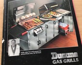 Ducane BBQ gas grill instruction manual and cookbook booklet