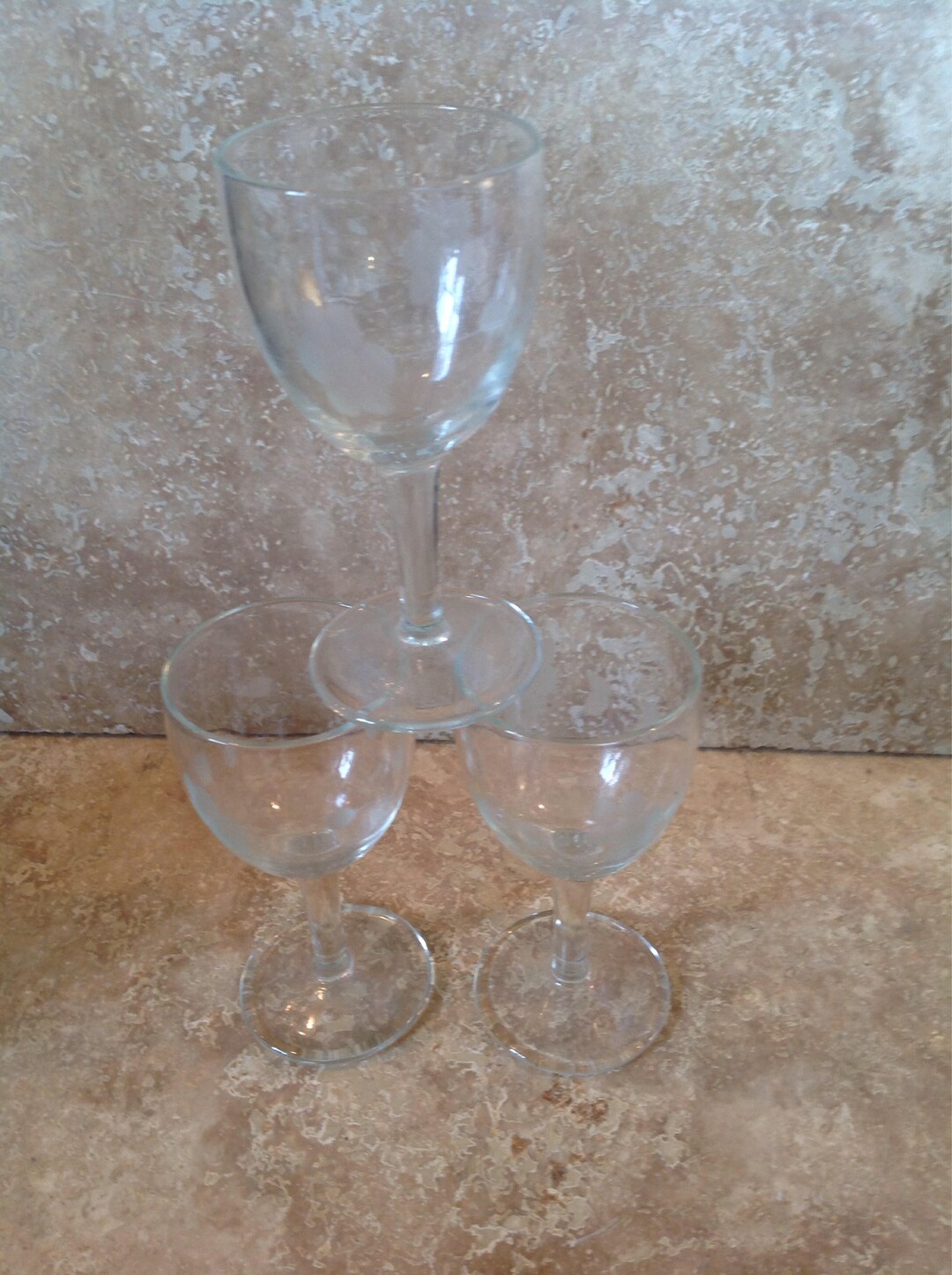 Cordial Glasses, Clear Glass, Vintage, Ships From Canada Etsy
