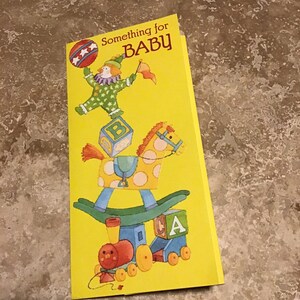 Algo para tarjeta BABY, vintage, envío gratuito, barcos desde Canadá