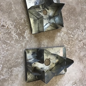 Christmas cookie cutters , set of 2, vintage cookie cutters, ships from Canada