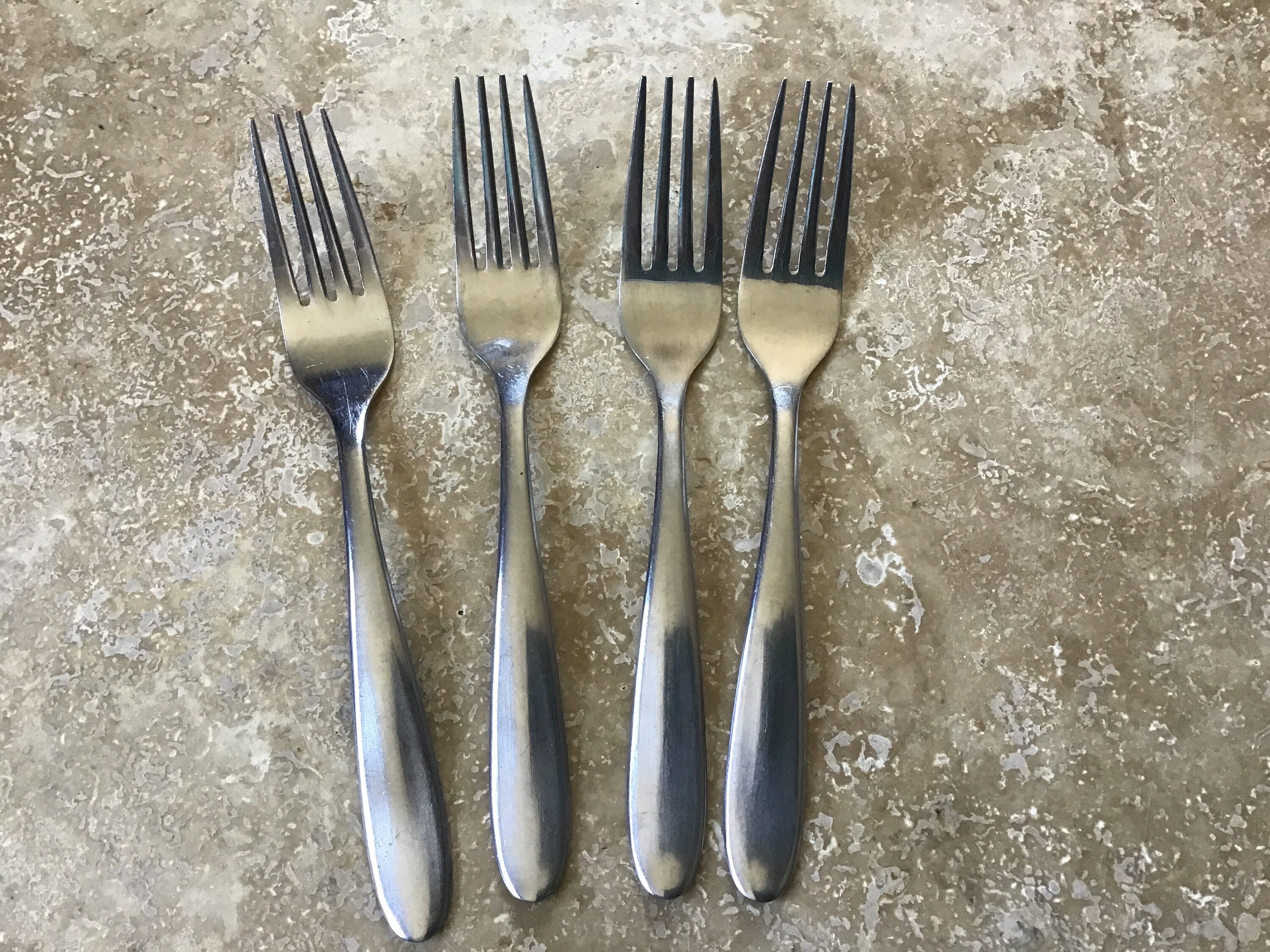 Set of 4 Forks, Cambridge Stainless, Vintage, Ships From Canada Etsy