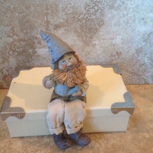 Vintage gnome shelf sitter, ships from Canada image 1