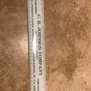Flexible metal ruler, vintage, ships from Canada