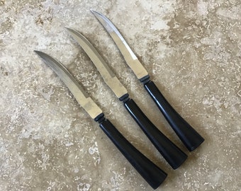 3 matching knives, E. Parker and Sons, vintage, ships from Canada