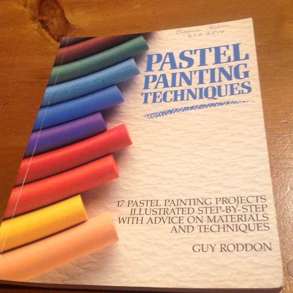 pastel painting techniques book, ships from Canada