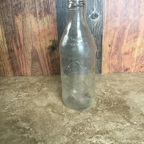 bouteille de cola en verre vintage, expédié du Canada