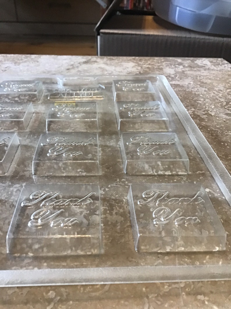 thank you candy molds