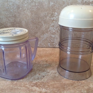 plastic shaker and blender jar