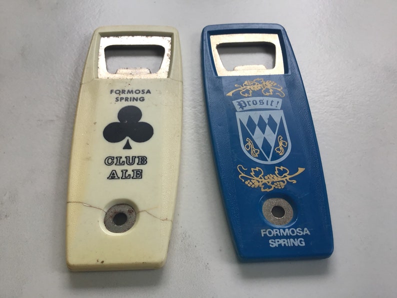 Vintage beer bottle openers