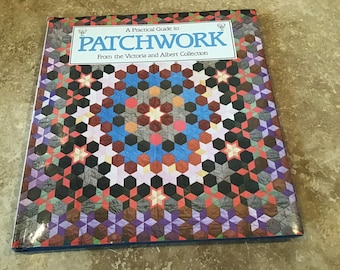 Patchwork book, hardcover, ships from Canada