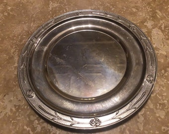 Little silver plates, coasters, vintage, ships from Canada