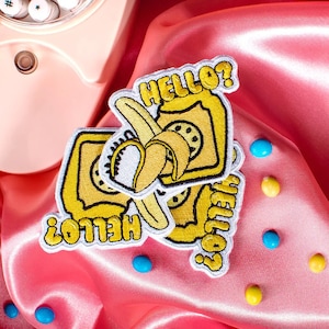 patch para passar roupa de telefone banana