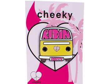 ridin dirty enamel pin