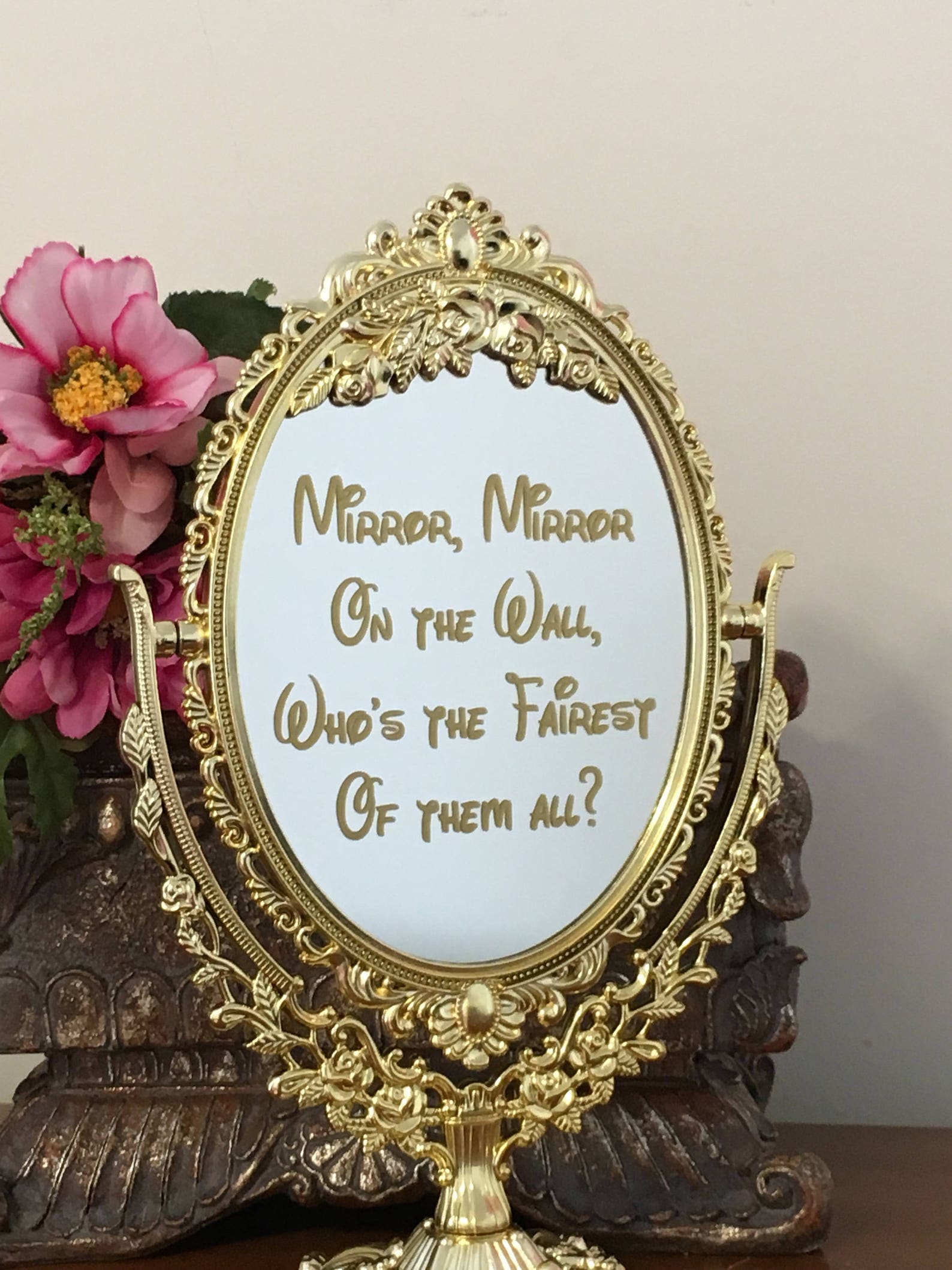 Карта зеркало inscription