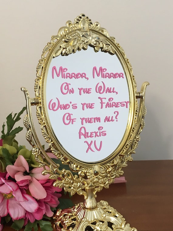 Mirror mirror on the wall who's the fairest of them all | Etsy