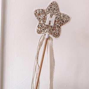 Glitter Star Wand | Flower Girl | Brudesmaid | Star Wand | Photography Prop | Birthday Girl | First Birthday