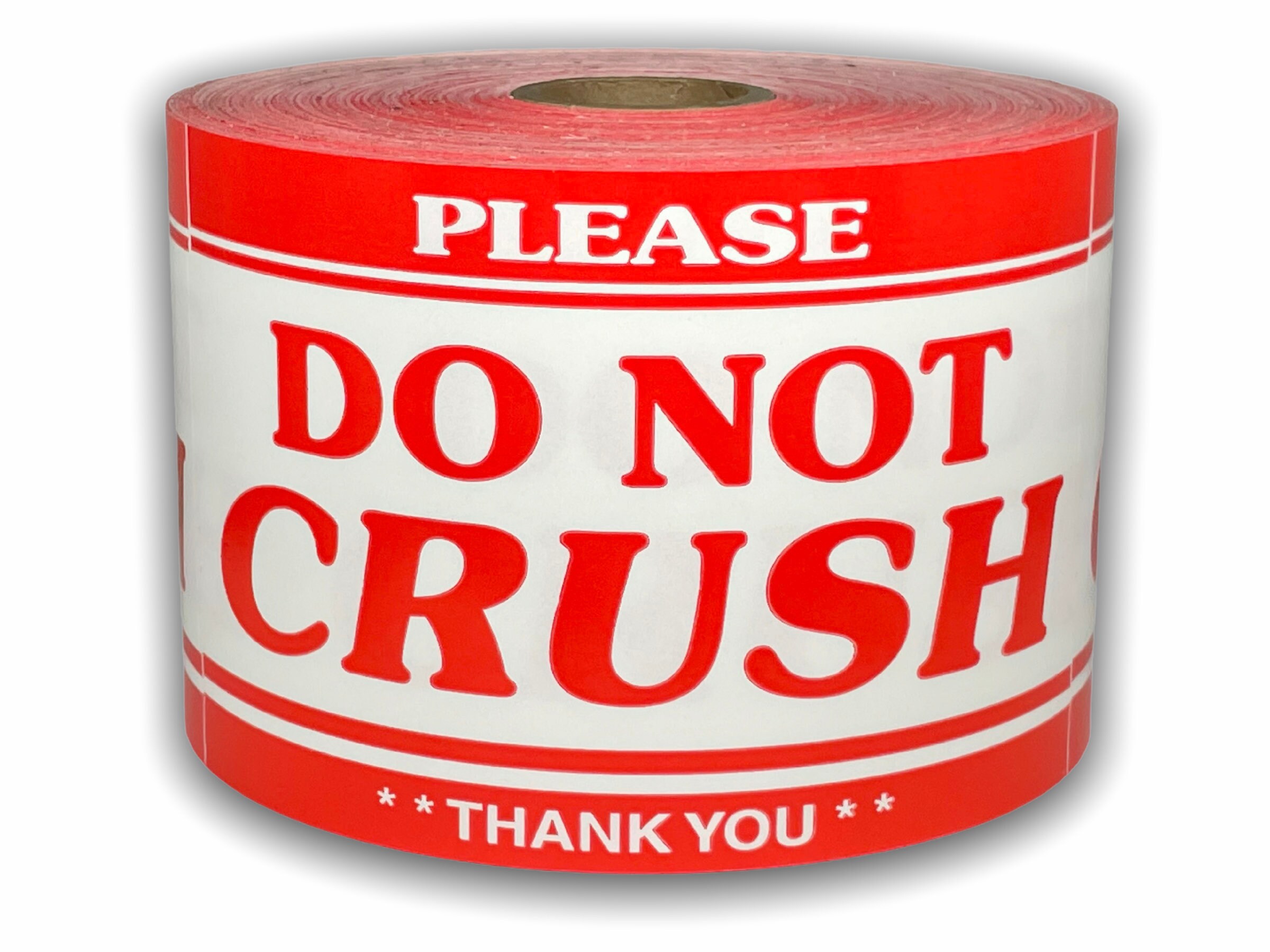 100 Labels /Do Not Crush Thank You Labels Shipping Warning Handling Stickers 3