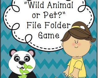 Wild Animal or Pet Sorting Game