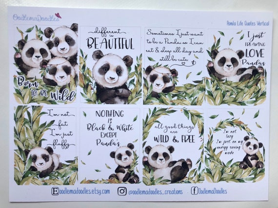 My Little Day invitations - mini panda My Little Day invitations - mini panda