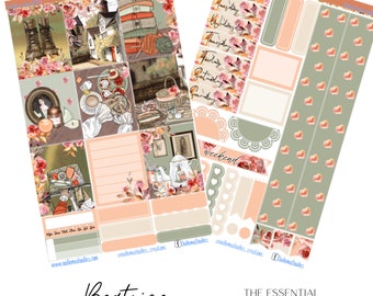 Beatrice | Essential Planner Sticker Kit, Floral, Orange, Country, Abbey, Autumn, Fall, OodlemaDoodles